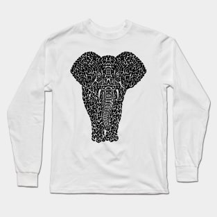 Tribal elephant Long Sleeve T-Shirt